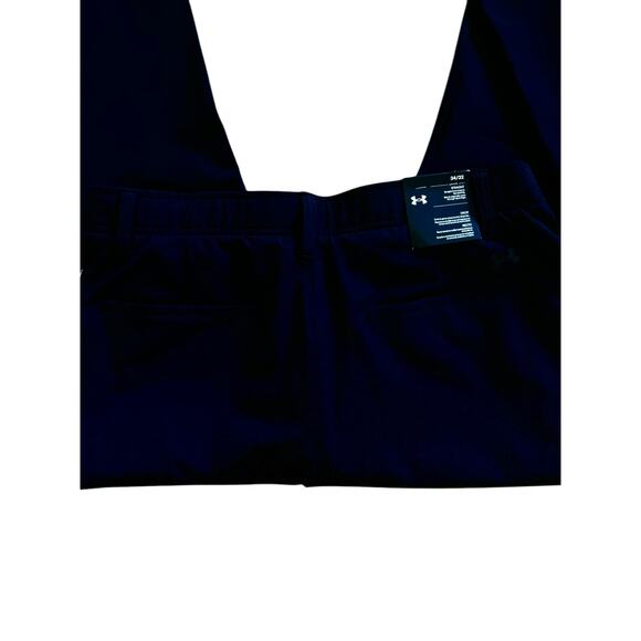 UNDER ARMOUR MENS GOLF STRAIGT PANTS ELASTIC WAIST WATER REPELLANT UPF 50 34/32 - Picture 5 of 12